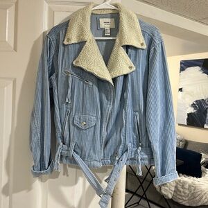Baby Blue Corduroy/Shepard jacket!